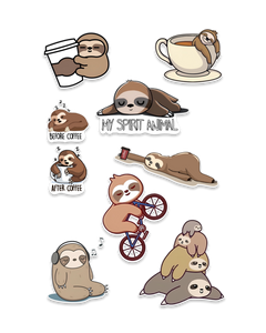 Sloth Stickers pack