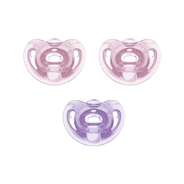 NUK Pink Orthodontic Pacifiers, 3 Pack