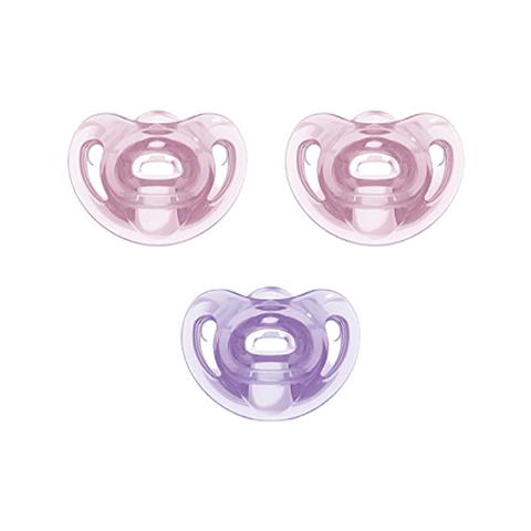 NUK Pink Orthodontic Pacifiers, 3 Pack