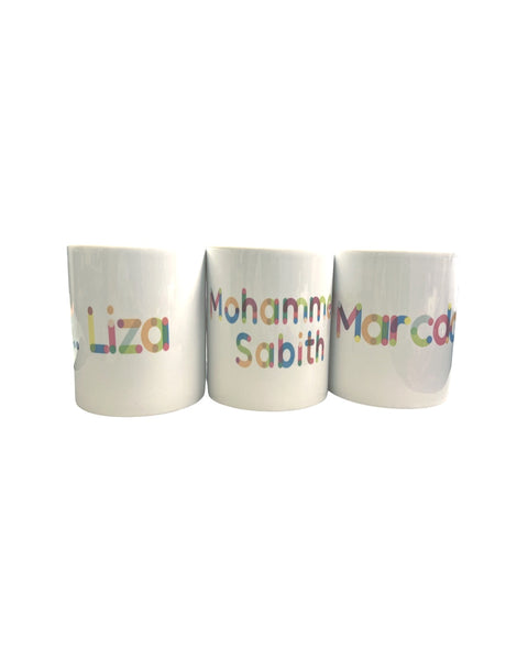 Customizable mugs
